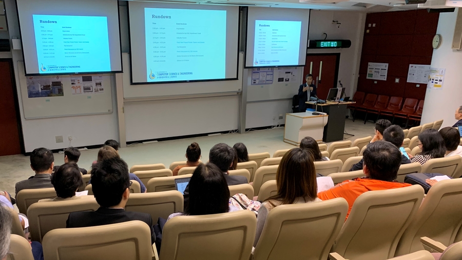 Prof. Dit-Yan Yeung, Head of Department and Professor, introducing CSE to participants