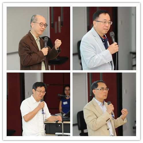 (Top left to bottom right) Prof. Tony Chan, Prof. Lionel Ni, Prof. Zexiang Li, Prof. Qiang Yang