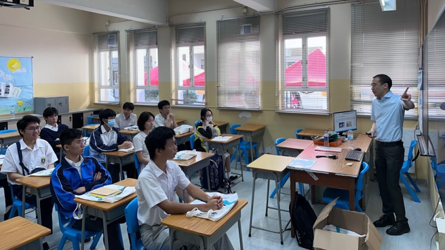 Tai Po District Talks at Wong Shiu Chi Secondary School