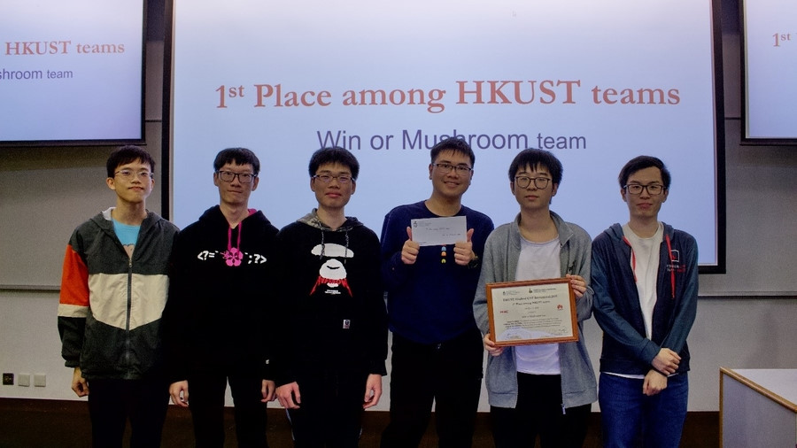 Award for the 1st team among HKUST teams
