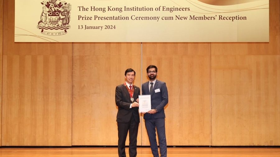 The HKIE Scholarship 2023/2024 awardee ALI Shahman (BEng in COMP, Class of 2026), Involvement in HKIE Activities 2024-25