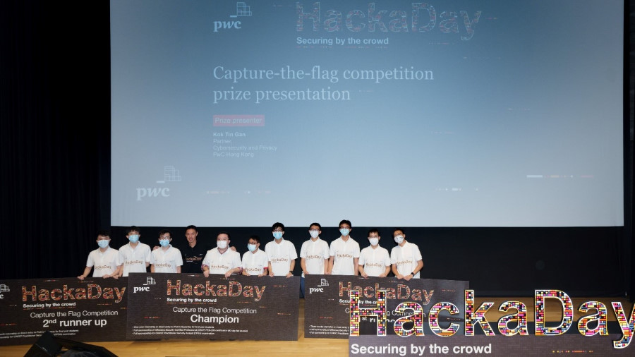 Group Photo of HackaDay Winners