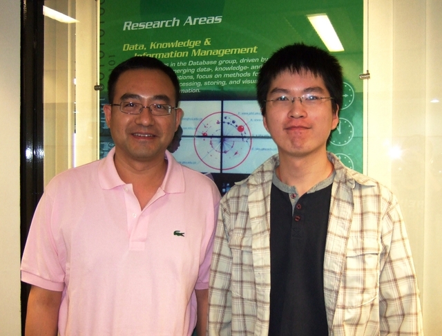 Dr. Huamin QU (left) and Mr. Weiwei CUI (right)