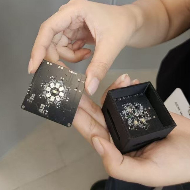 A low-cost spectral sensing prototype developed as part of Haiyan Hu's research.