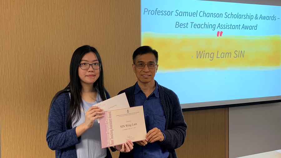 (left to right) SIN Wing Lam, Prof. Dit-Yan YEUNG