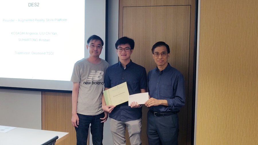 (left to right) Dr. Desmond TSOI, SUHARTONO Kristian, Prof. Dit-Yan YEUNG