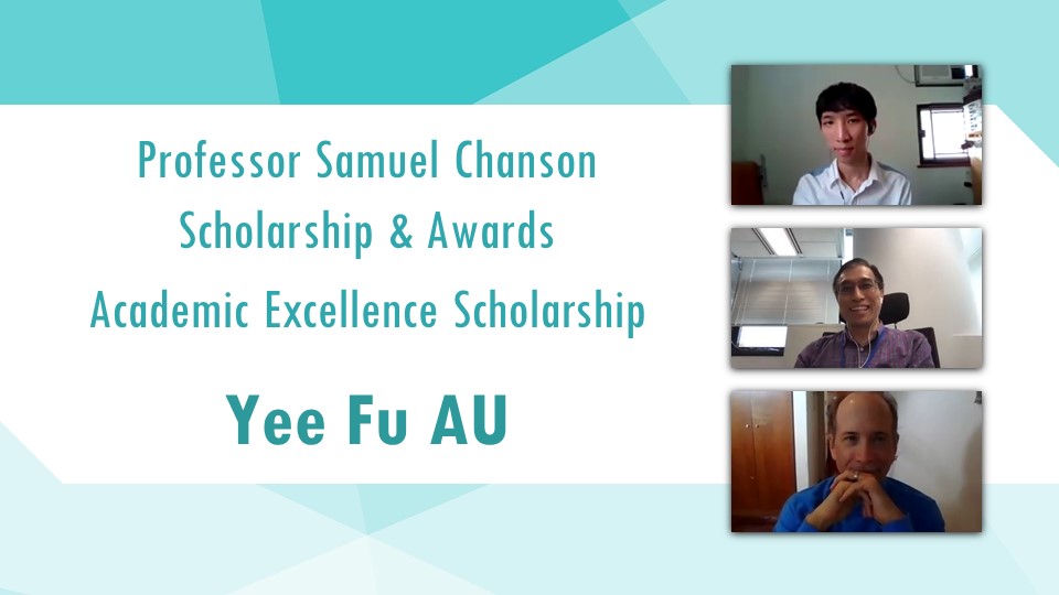 (top to bottom) AU Yee Fu, Prof. Dit-Yan YEUNG, Prof. Andrew HORNER