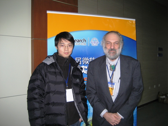 Mo LI (left), Prof. Church (right)
