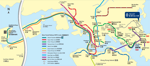 HKUST Location Map