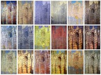 Paintings from Monet's Rouen Cathedral series