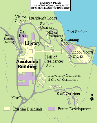 Map: HKUST Campus